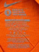 NIKE GRAPHIC TEE ATHLETIC ORANGE MENS PRE OWNED S