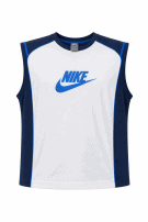 90s NIKE GRAPHIC TEE SPORTSWEAR WHITE AND BLUE MEN PRE OWNED XL