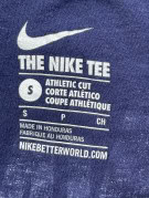 NIKE T SHIRT GRAPHIC ATHLETIC BLUE UOMO PRE OWNED S