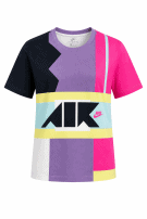 NIKE T SHIRT GRAPHIC MODERNO MULTICOLOR DONNA PRE OWNED L