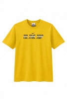 NIKE GRAPHIC TEE SPORTSWEAR GIALLO UOMO PRE OWNED M
