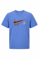 NIKE GRAPHIC TEE STREETWEAR BLUE ΑΝΤΡΙΚΟ PRE OWNED M