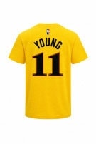 NIKE GRAPHIC TEE STREETWEAR YELLOW MEN PRE OWNED S