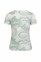 NIKE GRAPHIC TEE ABSTRACT MINT WOMEN PRE OWNED S
