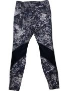 Nike Leggings da Donna Dri-FIT Printed Grigio/Nero Taglia M