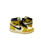 NIKE AIR JORDAN 1 RETRO HIGH OG TAXI SNEAKERS ΚΙΤΡΙΝΑ ΛΕΥΚΑ ΜΑΥΡΑ ΑΝΔΡΙΚΑ PRE OWNED EU 40.5