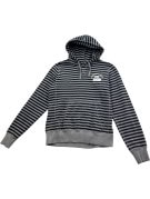 NIKE HOODIE SPORTSWEAR STRIPED NAVY GREY UNISEX PRE OWNED S