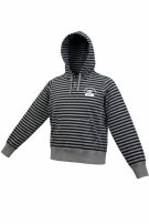 NIKE HOODIE SPORTSWEAR STRIPED NAVY GREY UNISEX PRE OWNED S