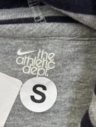 NIKE HOODIE SPORTSWEAR STRIPED NAVY GREY UNISEX PRE OWNED S
