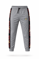 NIKE JORDAN TRACK PANTS SPORTY GREY MEN PRE OWNED L