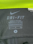 NIKE LEGGINGS SPORTSWEAR NERO GIALLO DONNA PRE OWNED S