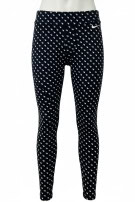NIKE LEGGINGS GRAPHIC BLACK WOMEN PRE OWNED M