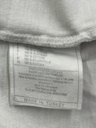 Nike White T-Shirt Basic Mini Swoosh Logo Size M
