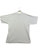 Nike White T-Shirt Basic Mini Swoosh Logo Size M