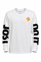 NIKE MAGLIA MANICA LUNGA MINIMAL BIANCO UOMO PRE OWNED L