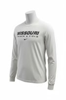 NIKE ΜΠΛΟΥΖΑ ΜΑΚΡΥΜΑΝΙΚΗ MISSOURI TRACK AND FIELD ΛΟΓΟΤΥΠΟ ΛΕΥΚΟ UNISEX LARGE preowned