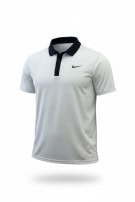 NIKE POLO SPORTSWEAR BIANCO NERO UOMO PRE OWNED L