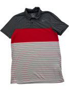 NIKE ΜΠΛΟΥΖΑ POLO SPORTSWEAR ΜΑΥΡΟ ΚΟΚΚΙΝΟ ΓΚΡΙ ΑΝΤΡΙΚΟ PRE OWNED M