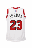 NIKE NBA BASKETBALL JERSEY BULLS WHITE MEN PRE OWNED M