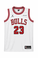 NIKE NBA BASKETBALL JERSEY BULLS WHITE MEN PRE OWNED M