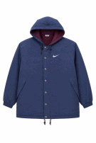 NIKE ΜΠΟΥΦΑΝ ΜΕ ΚΟΥΚΟΥΛΑ STREETWEAR NAVY ΑΝΤΡΙΚΟ PRE OWNED XL