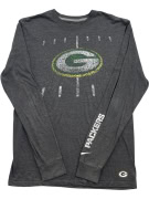 Nike NFL Green Bay Packers Longsleeve T-Shirt Big Logo Γκρι UNISEX L