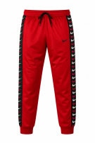 NIKE TRACK PANTS STREETWEAR RED MENS PRE OWNED XXL
