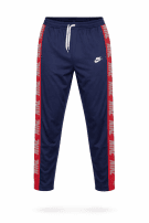 NIKE TRACK PANTS STREETWEAR BLUE MEN PRE OWNED XXL