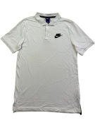 Nike Polo Μπλούζα Casual Logo Λευκό Ανδρικό S