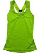 NIKE PRO TANK TOP DRI-FIT SWOOSH LIME GREEN WOMEN'S XS