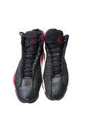 NIKE AIR JORDAN 13 RETRO BRED SNEAKERS NERE ROSSE UOMO PRE OWNED EU 40.5