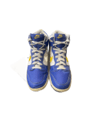 NIKE SNEAKERS RETRO BLUE YELLOW MEN PRE OWNED EU 46