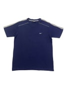 NIKE T-SHIRT 90s EMBROIDERED LOGO ΜΠΛΕ UNISEX L
