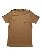NIKE T-SHIRT 90s SMALL LOGO BROWN UNISEX L