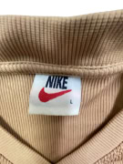 NIKE T-SHIRT 90s SMALL LOGO BROWN UNISEX L