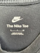 NIKE T-SHIRT BASIC CON LOGO SWOOSH RICAMATO NERO UNISEX S
