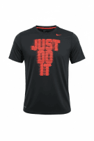 NIKE T-SHIRT DRI-FIT JUST DO IT ΛΟΓΟΤΥΠΟ ΜΑΥΡΟ ΑΝΔΡΙΚΟ S
