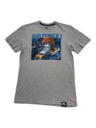 NIKE T-SHIRT "AIR FORCE 1" GRAPHIC GREY MEN'S S