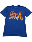 NIKE T-SHIRT "BARCA" GRAPHIC ΜΠΛΕ ΑΝΔΡΙΚΟ MEDIUM