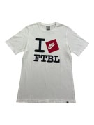 NIKE T-SHIRT SPORTSWEAR "I LOVE FTBL" ΛΕΥΚΟ ΑΝΔΡΙΚΟ M