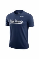 NIKE T-SHIRT VINTAGE STYLE WEST VIRGINIA ΛΟΓΟΤΥΠΟ ΜΠΛΕ ΣΚΟΥΡΟ UNISEX MEDIUM preowned