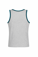90s NIKE TANK TOP MINIMAL ΓΚΡΙ ΑΝΤΡΙΚΟ PRE OWNED L