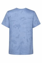 NIKE T SHIRT GRAPHIC LIGHT BLUE UOMO PRE OWNED M