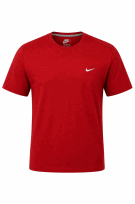 NIKE TEE MINIMAL RED MEN PRE OWNED M