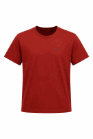 1990s NIKE TEE MINIMAL RED UNISEX PRE OWNED M