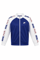 NIKE TRACK JACKET SPORTY ΜΠΛΕ ΚΑΙ ΛΕΥΚΟ ΑΝΤΡΙΚΟ PRE OWNED M