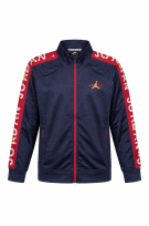 JORDAN TRACK JACKET SPORTY NAVY RED MEN PRE OWNED L