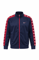 NIKE TRACK JACKET STREETWEAR NAVY ΚΟΚΚΙΝΟ ΑΝΤΡΙΚΟ PRE OWNED L