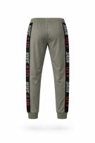 NIKE TRACK PANTS SPORTY KHAKI MEN PRE OWNED L