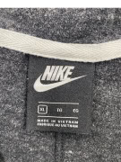 NIKE Zip-Up Hoodie Vintage Logo Grey Unisex XL